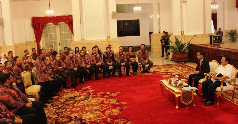 Jokowi Bertemu Dengan HIPMI Se Indonesia 2