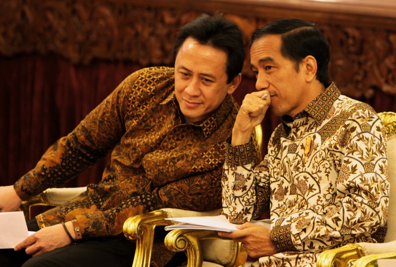 Presiden Jokowi Dengan Ketua Badan Ekonomi Kreatif