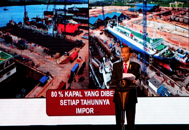 Presiden Joko Widodo Menjawab Tantangan Ekonomi Dihadapan Para Pelaku Usaha Di Jakarta Convention Center, 9 Juli 2015