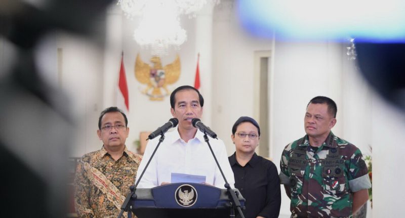Presiden Joko Widodo Memberikan Keterangan Pers Mengenai Pembebasan 10 Warga Negara Indonesia Yang disandera Kelompok Bersenjata Abu Sayyaf