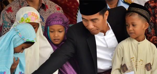 Presiden Jokowi Lebaran di Kragan Karanganyar Surakarta, 7 Juli 2016