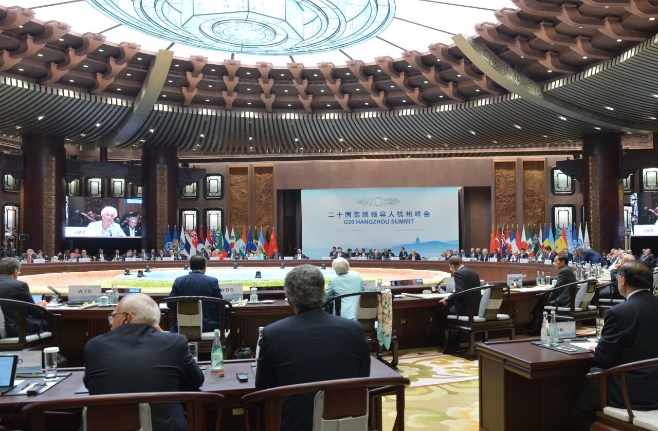 Presiden Joko Widodo menjadi salah satu pembicara utama dalam KTT G20 di Hangzhou, Tiongkok