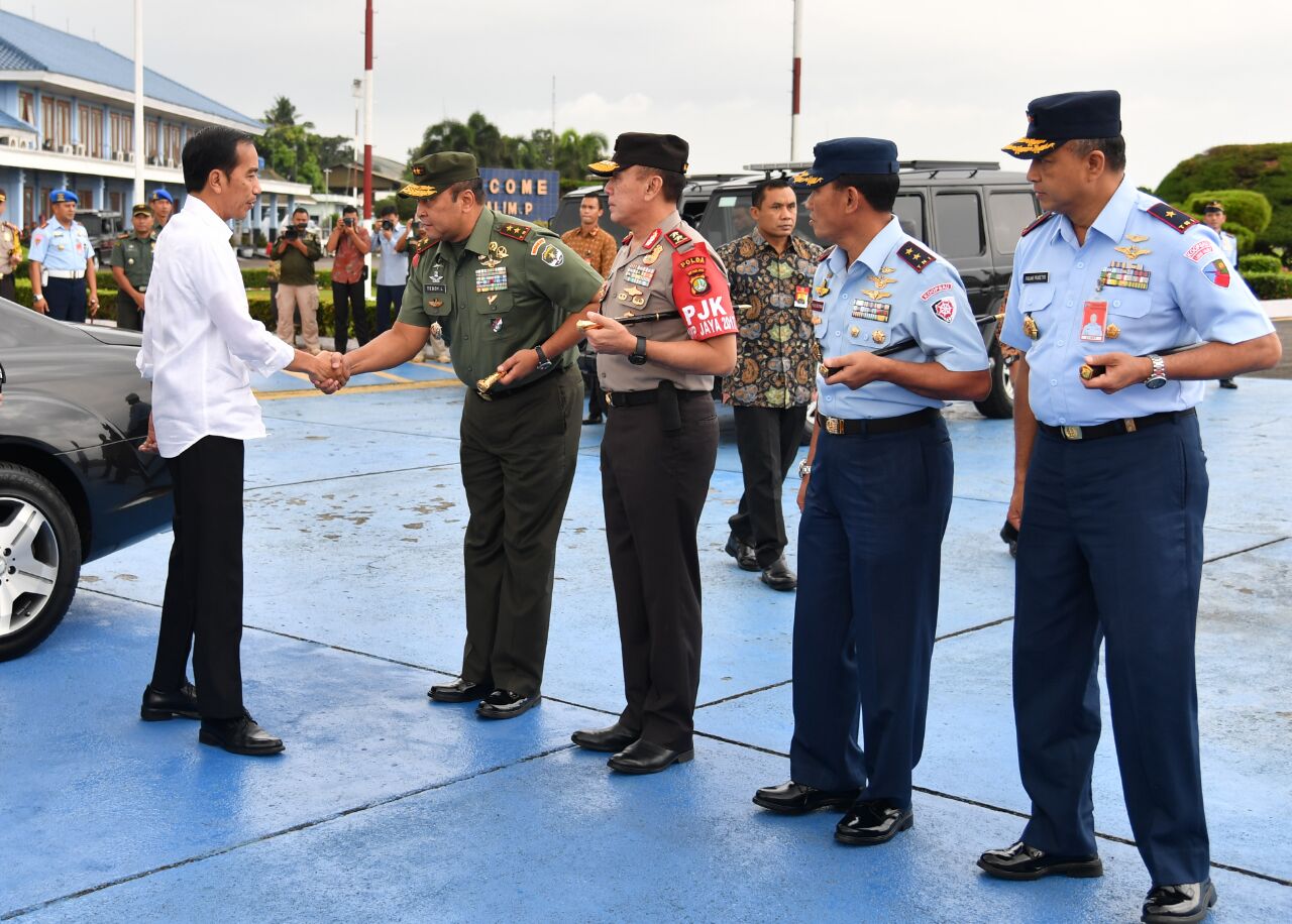 Kunjungan kerja Presiden Joko Widodo ke Provinsi DI Yogyakarta dalam rangka groundbreaking Bandara Kulonprogo