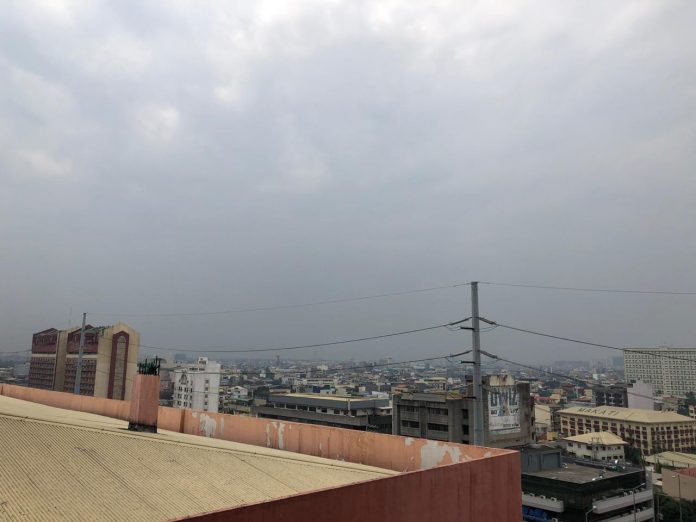 Langit Manila Siang Ini, Masih Terdampak Abu Letusan Taal Volcano (Foto Adita R. Pratiwi Kontributor VM)