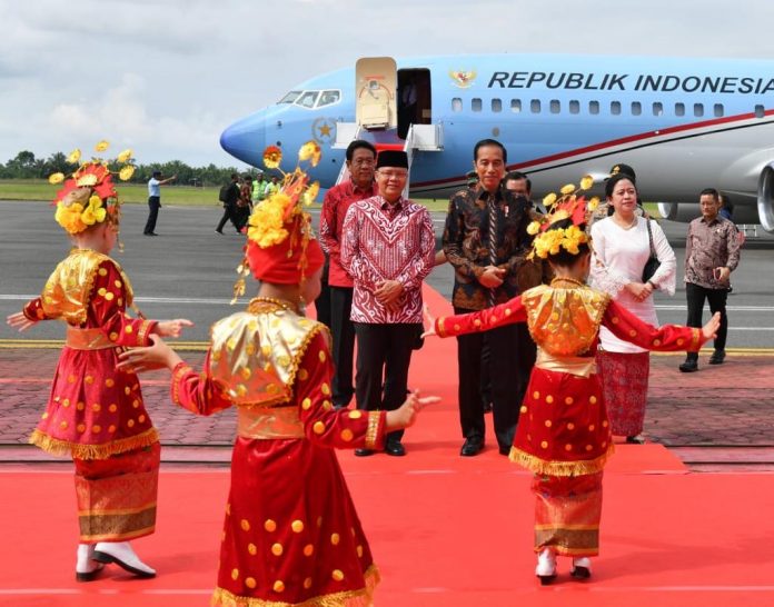 Presiden Joko Widodo bertolak menuju Provinsi Bengkulu guna meresmikan Monumen Fatmawati Sukarno