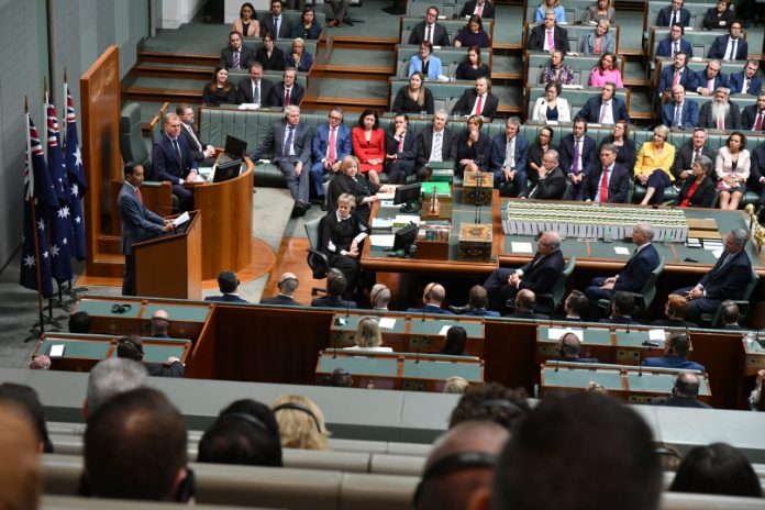 Presiden Joko Widodo pidato di Parlemen Australia, Canberra, pada Senin, 10 Februari 2020