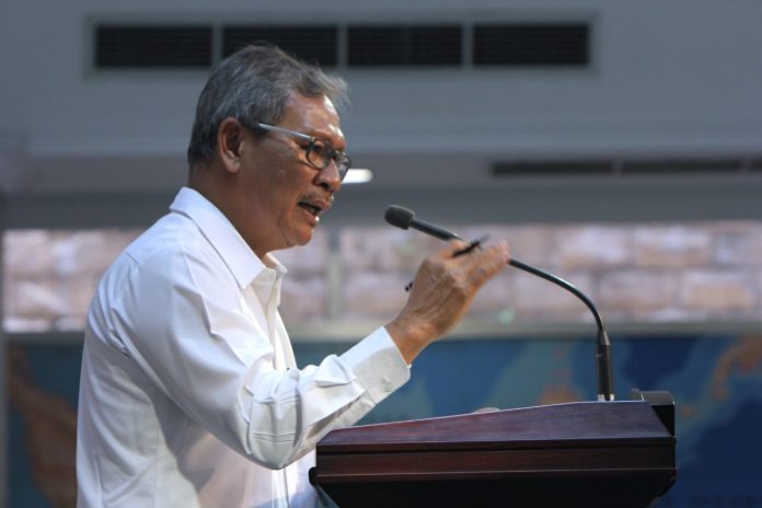 Juru Bicara Penanganan Virus Corona Achmad Yurianto memberikan keterangan pers di Kantor Presiden