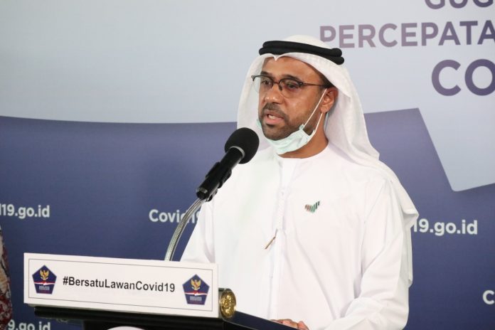 Duta Besar Pemerintah Uni Emirat Arab untuk Indonesia Abdulla Salem Obaid Salem Al Dhaheri
