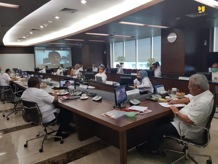 rapat kerja Kementerian PUPR dengan DPR membahas realokasi Tahun Anggaran 2020