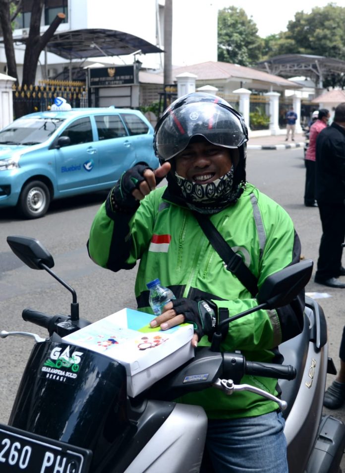 Ilustrasi ojek online