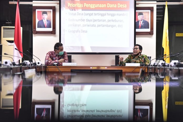 Kementerian Desa Pembangunan Daerah Tertinggal dan Transmigrasi gandeng Universitas Indonesia untuk tentukan skala prioritas pembangunan desa