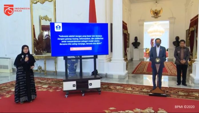 Anggota Tim Pakar Gugus Tugas Percepatan Penanganan Covid-19, Doktor Dewi Nur Asiyah di Istana Merdeka, Rabu 24 Juni 2020