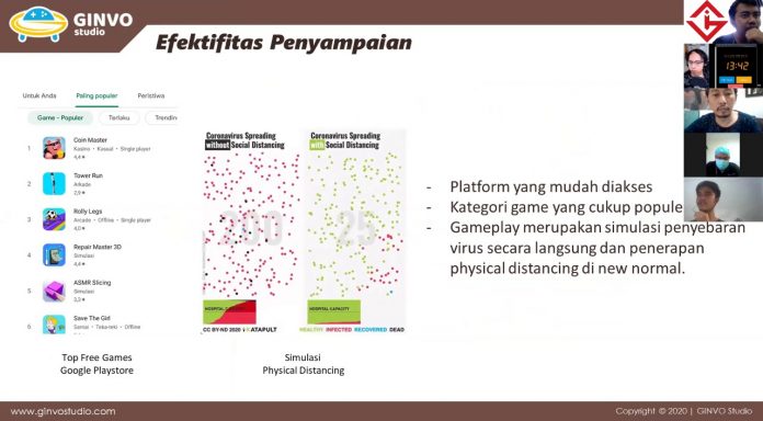 Game lokal di Indonesia dalam mewujudkan ide pengembangan game terkait sosialisasi pencegahan dan penanganan wabah Covid-19