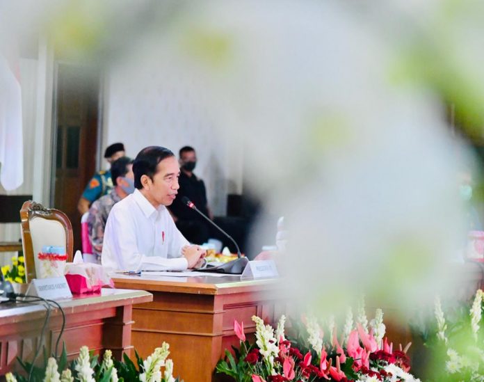 Presiden Joko Widodo dalam kunjungan kerjanya ke Provinsi Jawa Tengah