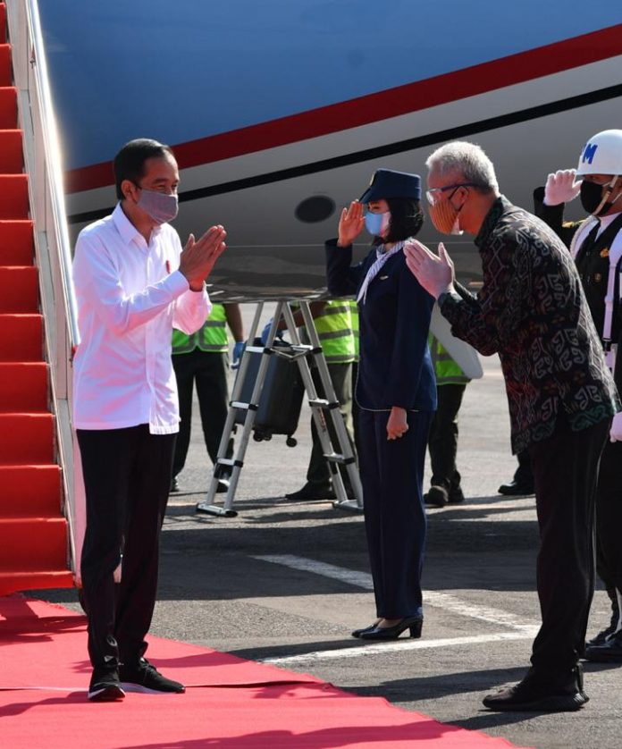 Presiden Joko Widodo kunjungan kerja ke Provinsi Jawa Tengah
