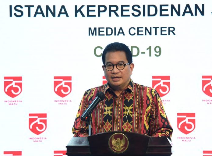 Juru Bicara Satuan Tugas Penanganan Covid-19 Prof. drh. Wiku Bakti Bawono Adisasmito M.Sc., Ph.D