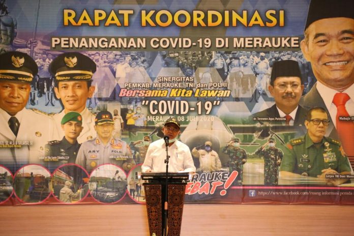Menteri Koordinator Bidang Pembangunan Manusia dan Kebudayaan yang juga selaku Ketua Dewan Pengarah Gugus Tugas Penanganan Covid-19 Muhadjir Effendy