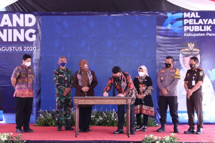 Peresmian Mal Pelayanan Publik Kabupaten Pandeglang, Banten oleh Menteri PANRB Tjahjo Kumolo