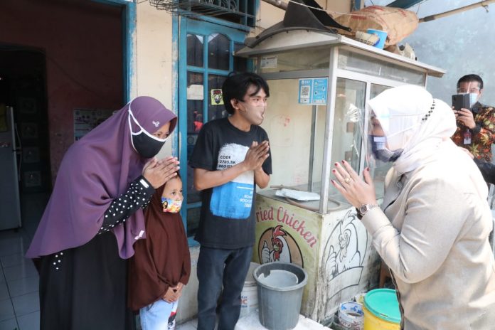 Kunjungan kerja Menteri Ketenagakerjaan Ida Fauziyah ke Cikarang, Bekasi