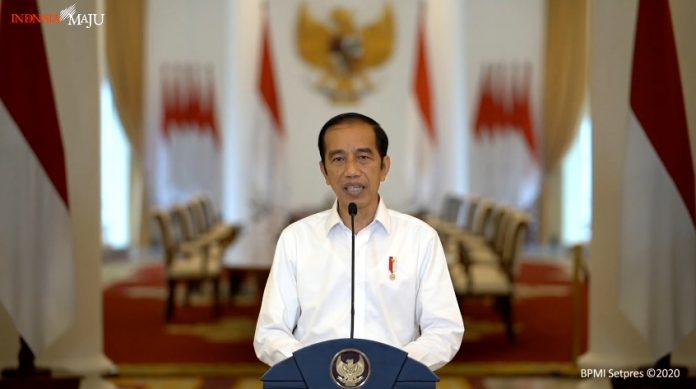 Presiden Joko Widodo UU Cipta Kerja