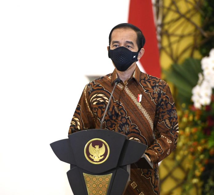 Presiden Joko Widodo membuka Rapat Koordinasi Nasional Pengendalian Inflasi Tahun 2020 secara virtual dari Istana Kepresidenan Bogor