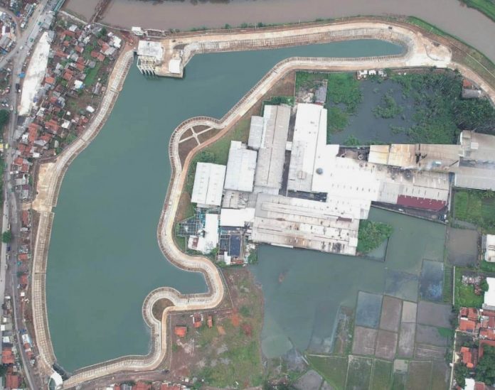 Pembangunan Kolam Retensi Cieunteung, Jawa Barat