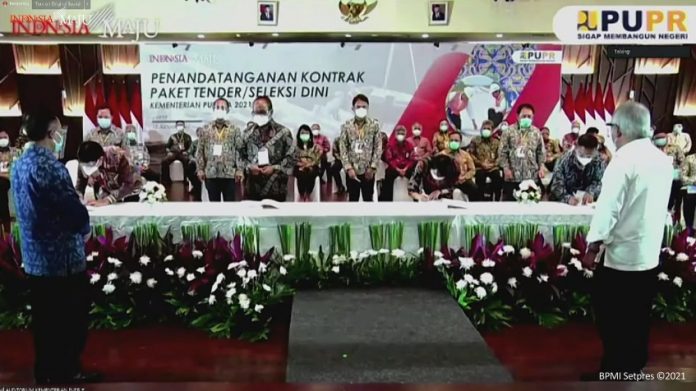 Penandatangan Kontrak Tahun Anggaran 2021 2