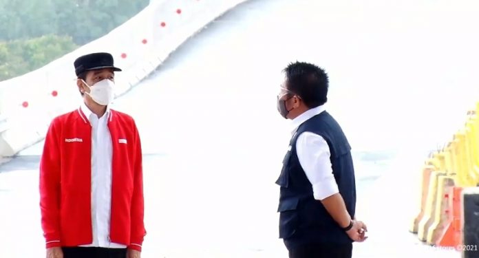 Presiden Jokowi resmikan ruas tol Kayu Agung - Palembang