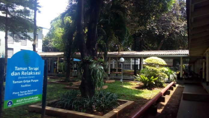 Taman Terapi di RSUP Persahabatan Jakarta Timur (Foto Dina B Vibizmedia)