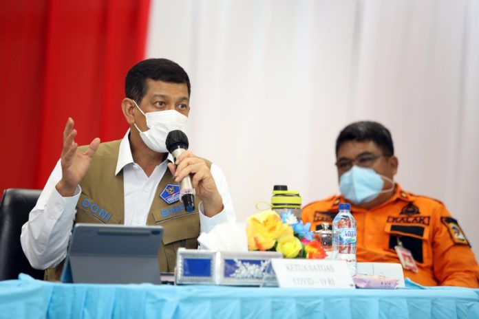 Kepala Badan Nasional Penanggulangan Bencana sekaligus Ketua Satuan Tugas Penanganan Covid-19 Letjen TNI Dr. (H.C.) Doni Monardo