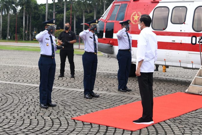 Presiden Joko Widodo melakukan kunjungan kerja ke Provinsi Banten untuk meresmikan Bendungan Sindang Heula dan Universitas Sultan Ageng Tirtayasa