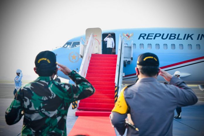 Presiden Joko Widodo melakukan kunjungan kerja ke Provinsi Jawa Timur