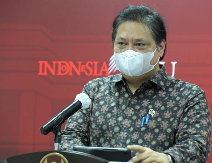 Menteri Koordinator Bidang Perekonomian sekaligus Ketua Komite Penanganan Covid-19 dan Pemulihan Ekonomi Nasional Airlangga Hartarto