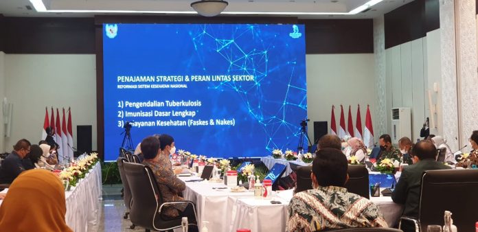 Menteri Perencanaan Pembangunan Nasional atau Kepala Bappenas memimpin Rapat Multi Pihak Tingkat Menteri dengan bahasan Major Project Reformasi Sistem Kesehatan Nasional