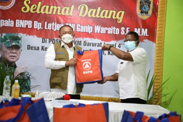 Ketua Satgas Penanganan Covid-19 Letjen TNI Ganip Warsito