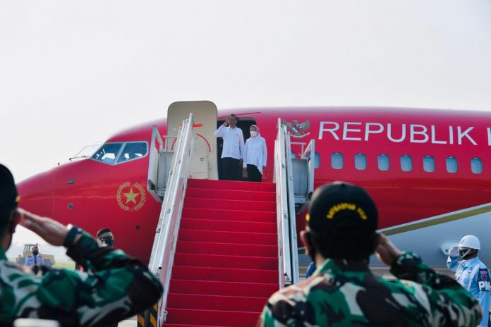 Presiden Joko Widodo didampingi Ibu Negara Iriana Jokowi melakukan kunjungan kerja ke Bali