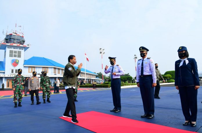 Presiden Joko Widodo melakukan kunjungan kerja ke Provinsi Kalimantan Selatan