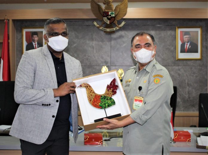 Nasrullah pada acara Singapore Food Agency (SFA), Kamis (23 Juni 2022) di Jakarta (Foto Kementan)