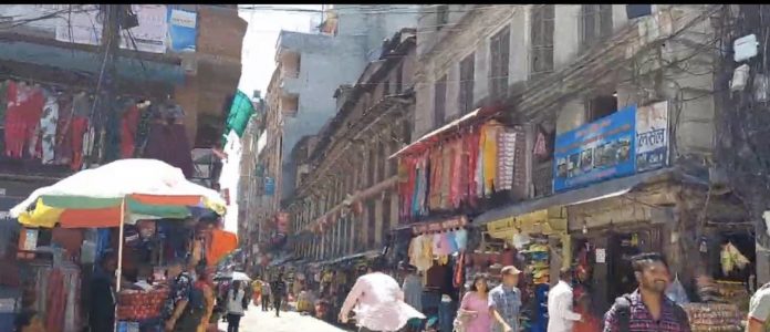 Bangunan-bangunan lama terlihat di Asan Bazar, Kathmandu, Nepal. (Foto: Elipati S/ Kontributor Vibizmedia) Nepal
