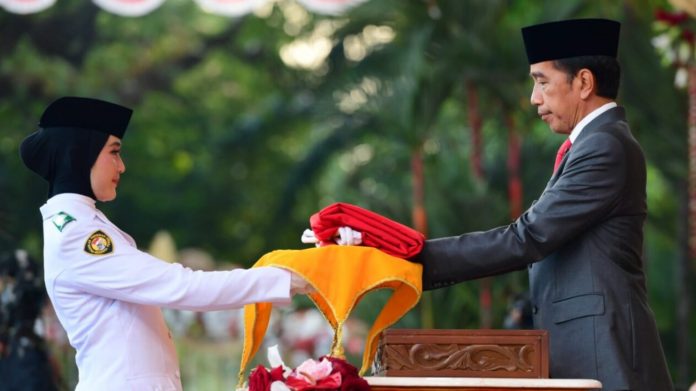 Upacara Penurunan Bendera Negara Sang Merah Putih