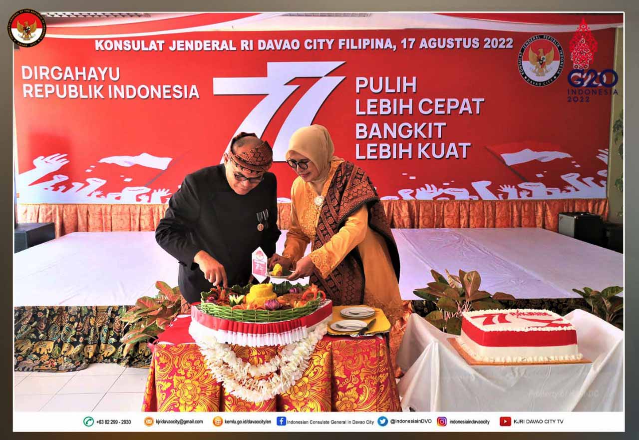 HUT Kemerdekaan RI Ke-77 di Davao City
