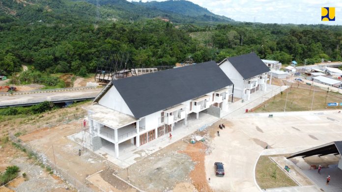 lustrasi, pembangunan PLBN di perbatasan RI-Malaysia, di Kabupaten Bengkayang, Kalimantan Barat. (Dok.Kementerian PUPR) PLBN