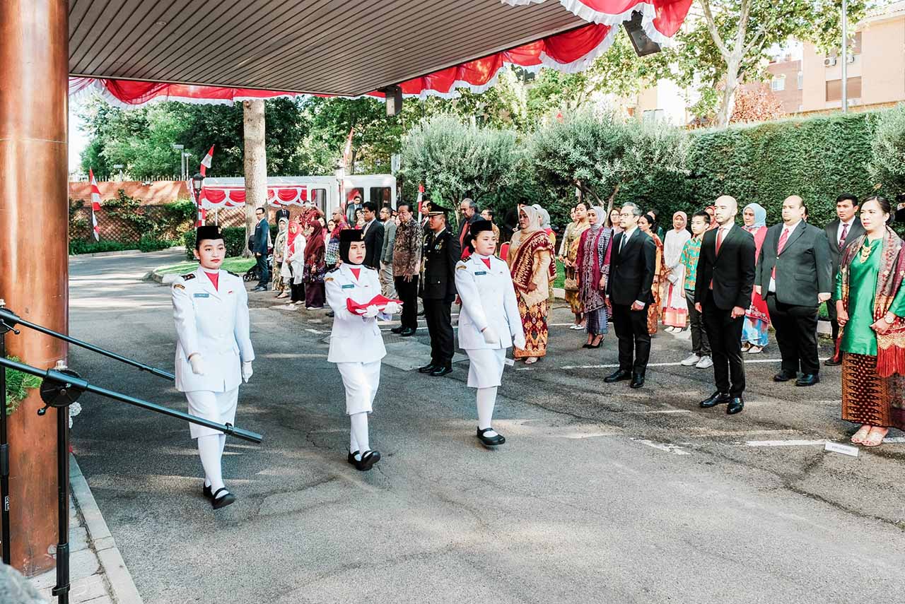 HUT Kemerdekaan RI ke -77 di Madrid