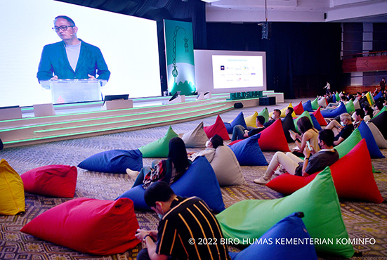 20220905 -Pembukaan HUB ID SUMMIT 2022-dirjen-aptika-semuel-HumasKominfo-Pey HS-10