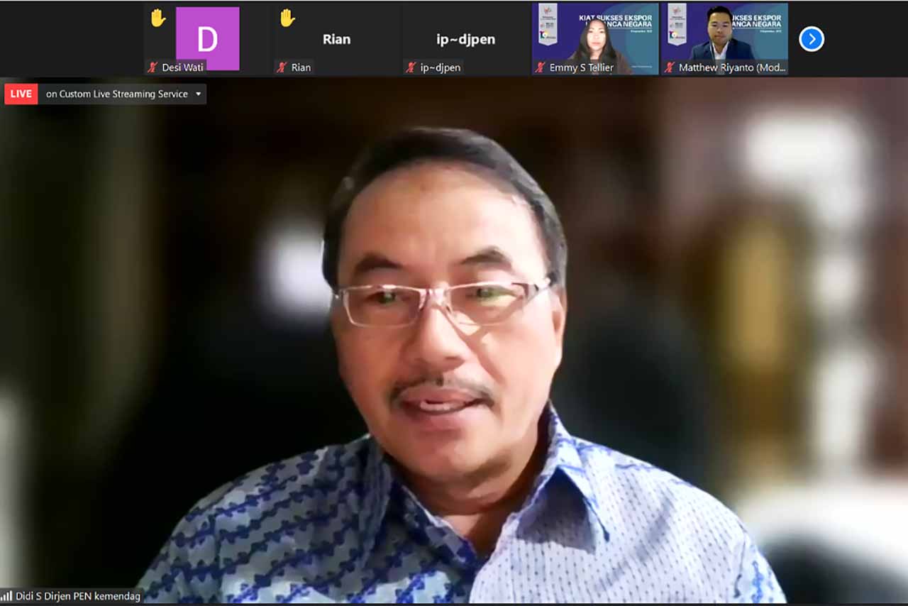 Webinar “Kiat Sukses Ekspor ke Mancanegara"
