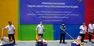 pemusnahan barang impor ilegal