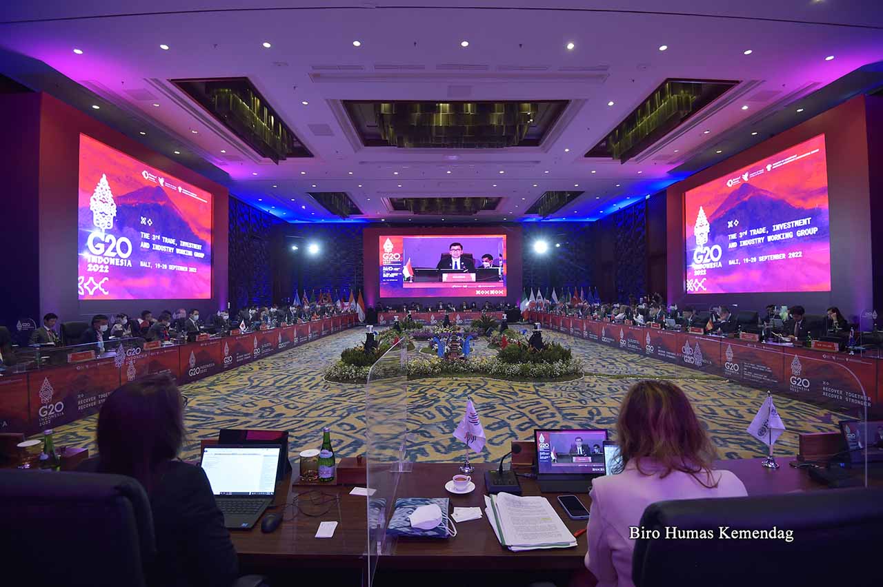 Pertemuan Ketiga G20 Trade, Investment, and Industry Working Group (TIIWG) di Hotel Sofitel Nusa Dua, Bali