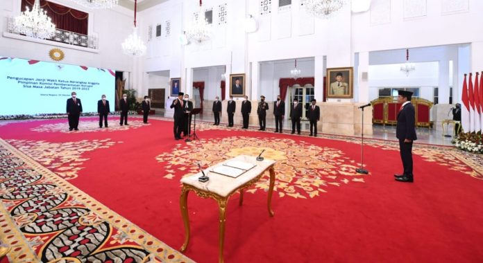 Pengucapan Janji Komisi Pemberantasan Korupsi