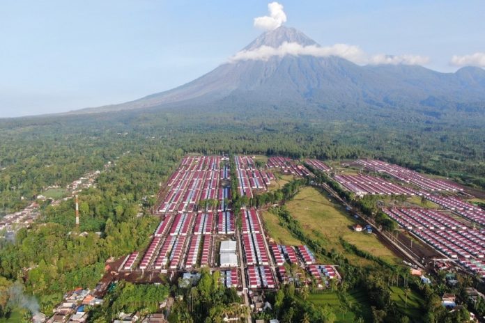 Hunian Tetap Dampak Erupsi Gunung Semeru Pecahkan Rekor MURI