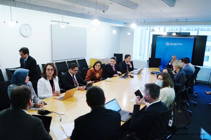 Menkeu Lakukan Pertemuan Dengan Wakil Presiden Bank Dunia